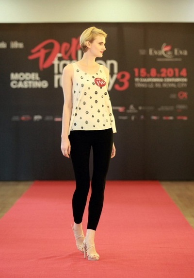 Ấn tượng hình ảnh tuyển mẫu trực tiếp của Đẹp Fashion Runway 3 - 21 Buổi casting còn có sự tham gia của nhiều mẫu Tây với chiều cao ấn tượng và gương mặt cuốn hút.