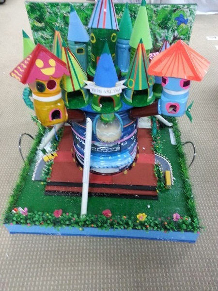 30 ý tưởng xuất sắc tranh tài tại vòng chung kết “Ý tưởng trẻ thơ 2014” - 1 Mô hình “Đô thị nhà xanh”