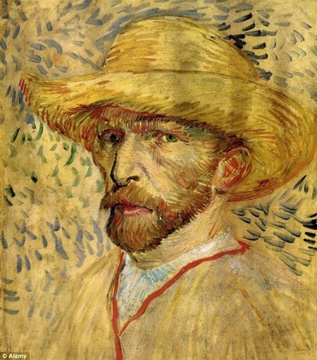 Tranh Van Gogh có giá hơn… 1 nghìn tỉ đồng - 3 Vincent Van Gogh trong một bức chân dung tự họa thực hiện hiện từ năm 1886.