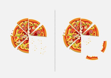 Sự khác biệt hài hước giữa người với... người - 1 Sự khác biệt khi ăn pizza…