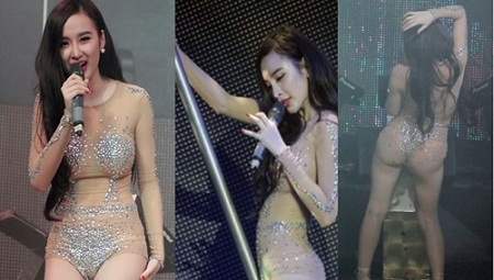 Một bộ cánh phản cảm của ca sĩ Angela Phương Trinh