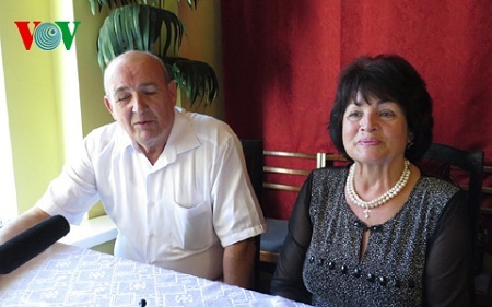 Tình cảm các cựu binh Xô viết Saint Peterburg với Việt Nam - 3 Hai vợ chồng Đại tá Poveli chia sẻ cảm xúc tuyệt vời sau chuyến thăm Việt Nam