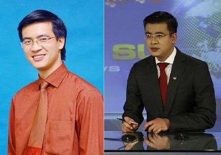 MC, BTV nổi tiếng của VTV - Ngày ấy, bây giờ - 5 BTV Quang Minh, một trong số những BTV giữ sóng bản tin thời sự 19h của VTV