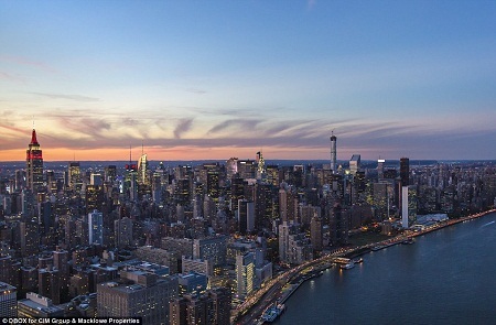 Khám phá căn hộ siêu sang có độ cao “khủng” nhất ở New York - 8 Ngay cả gian bếp cũng có tầm nhìn rất đẹp.