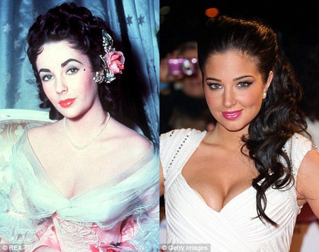 “Biểu tượng sex” và nguyên lý “hở ít mới là khoe nhiều” - 2 Nữ diễn viên Elizabeth Taylor và nữ ca sĩ Tulisa Constavalos.