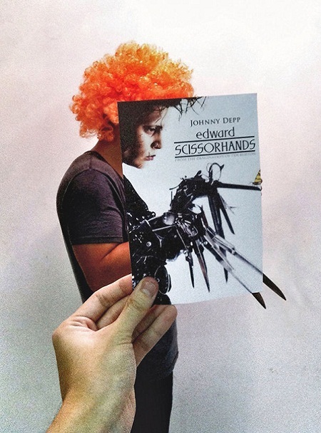 Biến tấu hài hước với poster phim - 7 Edward Scissorhands (Người kéo học yêu - 1990)