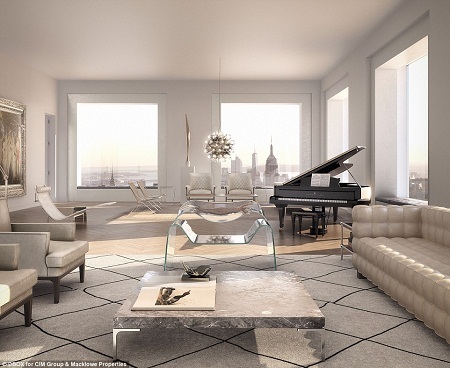 Khám phá căn hộ siêu sang có độ cao “khủng” nhất ở New York