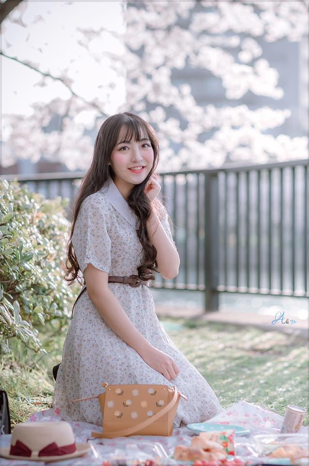 Nữ du học sinh Việt tại Nhật khoe sắc trong veo dưới tán anh đào - 3 Nữ du học sinh Việt tại Nhật khoe sắc trong veo dưới tán anh đào - 3