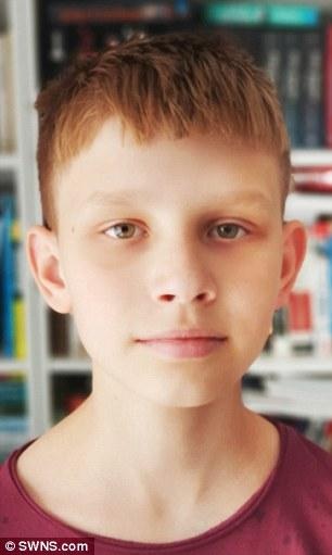 Jakub Winczewski, 12 tuổi, tác giả app học thành ngữ Kookie Monster. (Ảnh: SWNS).