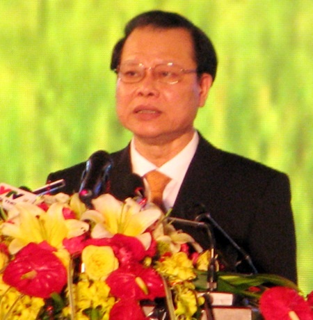 Phó Thủ tướng Vũ Văn Ninh phát biểu tại lễ khai mạc MDEC 2014.