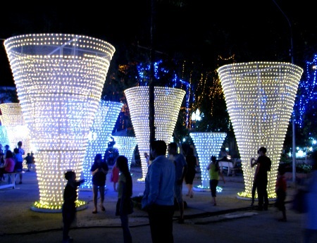 TP Cà Mau rực rỡ đón xuân về.