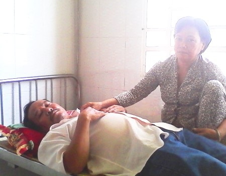 Ông Xuân đang nằm điều trị tại bệnh viện.