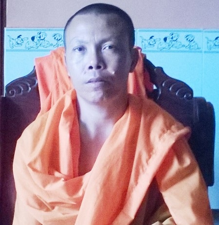 Nghi vấn hai chú tiểu bị bạo hành trong chùa - 4 Đại đức Tăng Hoành Na- Trụ trì chùa Tăng Du- thừa nhận có sự việc xảy ra trong chùa.