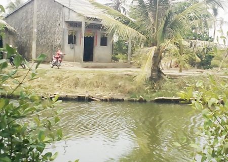 Căn nhà nơi xảy ra vụ việc.