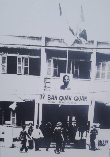 Hình ảnh Bạc Liêu những ngày giải phóng 40 năm trước - 10 Trụ sở Ủy ban quân quản Bạc Liêu sau ngày 30/4/1975.
