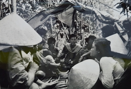 Đăng ký vào bộ đội tại huyện Mỹ Xuyên năm 1972.