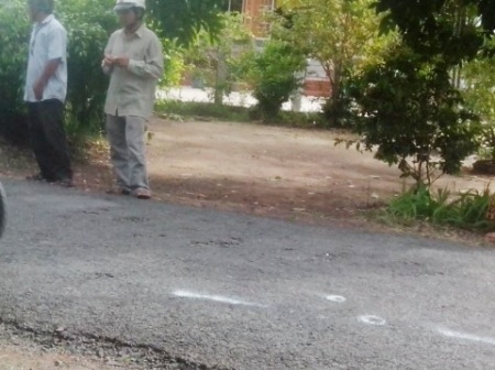 Khu vực xảy ra vụ tai nạn.