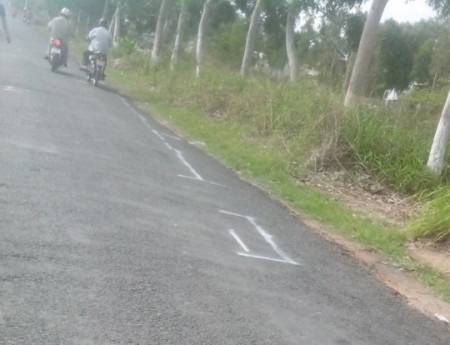 Địa điểm xảy ra vụ tai nạn.