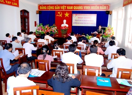 Hội Khuyến học Bạc Liêu tổng kết hoạt động năm 2014.