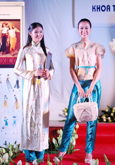 Hồng Quế trình diễn mẫu thiết kế tốt nghiệp của Hoa hậu Ngọc Hân - 7 Hồng Quế trình diễn mẫu thiết kế tốt nghiệp của Hoa hậu Ngọc Hân - 7
