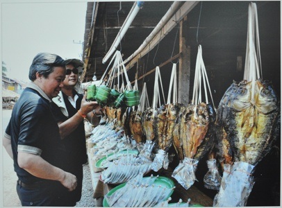 Được mùa lúa ở huyện Kasy