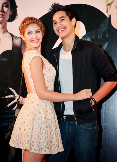 An Tây và bạn trai Baggio