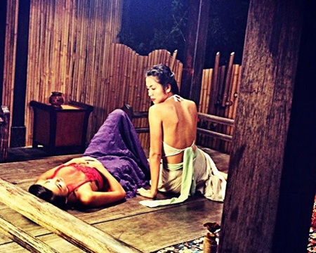 Cảnh trong phim Mỹ nhân kế của đạo diễn Nguyễn Quang Dũng