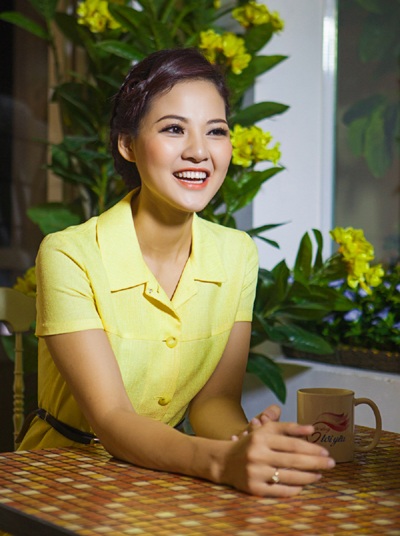 Hoa hậu Trần Thị Quỳnh mong trở thành MC duyên dáng - 6 Trần Thị Quỳnh được ngợi khen, ngày càng đẹp.