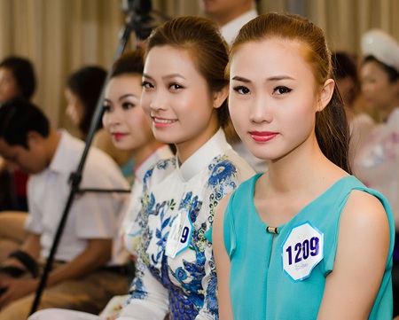 Người đẹp Ngọc Anh là Đại sứ hình ảnh của Nữ hoàng Biển - 7 Một số thí sinh vòng sơ loại khu vực phía Bắc cuộc thi Nữ hoàng Biển 2013.