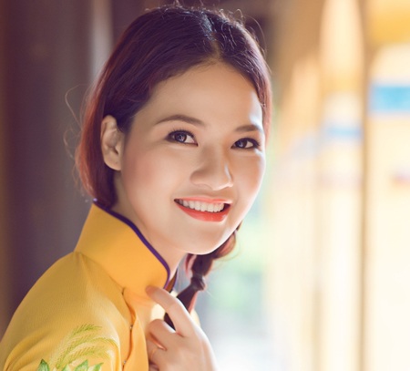 Hoa hậu mong công việc MC sẽ ngày càng tốt hơn.