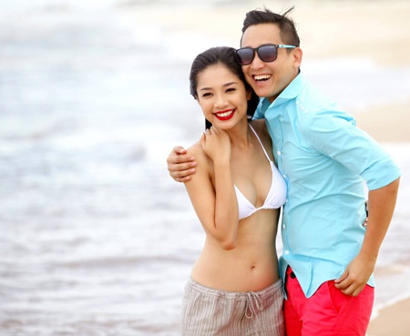 Khi được hỏi về Hứa Vĩ Văn, Minh Khuê dành nhiều lời khen tặng