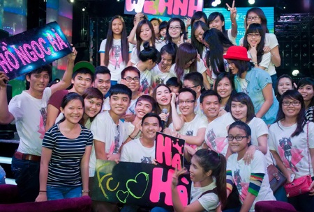 Buổi họp fan của Hồ Ngọc Hà 