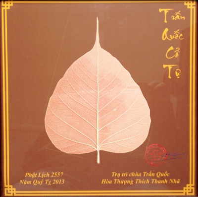 Cây Bồ đề độc nhất vô nhị ở Việt Nam - 3 Phó Tổng thống Ấn Độ Mohammad Hamid Ansari thăm chùa Trấn Quốc