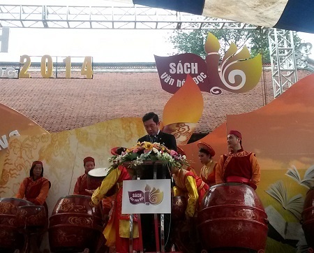 Sức hút bất ngờ từ ngày Sách Việt Nam - 1 Thứ trưởng Huỳnh Vĩnh Ái phát biểu tại Lễ khai mạc ngày Sách Việt Nam