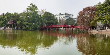 Cầu Thê Húc, Hà Nội (Ảnh Thúy Hồng)