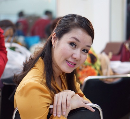 Mai Huê tại sự kiện tối qua tại Hà Nội