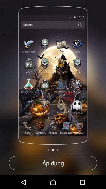 “Hóa trang” cho smartphone để đón Halloween với bộ giao diện cực độc đáo - 2 “Hóa trang” cho smartphone để đón Halloween với bộ giao diện cực độc đáo - 2