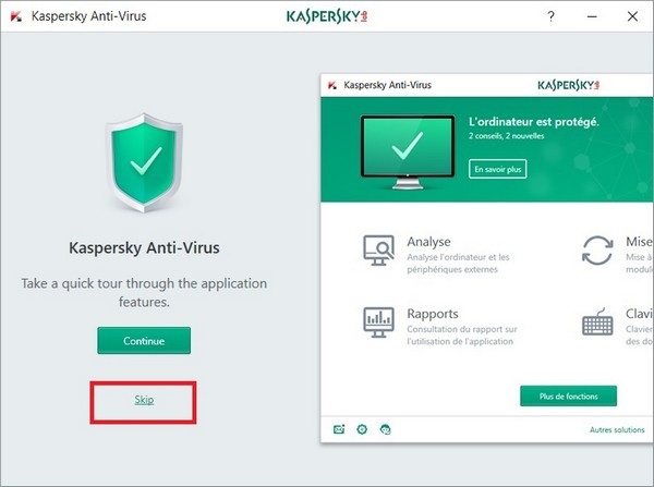 Cách sở hữu miễn phí bản quyền phần mềm bảo mật Kaspersky Antivirus 2017 - 2 Ngôn ngữ của phần mềm đã được chuyển sang tiếng Anh