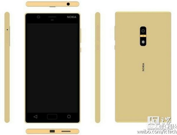 Lộ cấu hình và thiết kế smartphone tầm trung mới của Nokia - 1
Phiên bản màu vàng sẽ được tích hợp cảm biến vân tay ở mặt trước