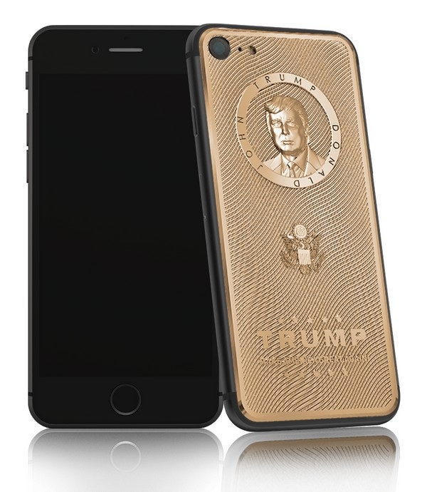 iPhone 7 "phiên bản Donald Trump” ra mắt với mức giá gần 70 triệu đồng - 1
iPhone 7 phiên bản Donald Trump được ra mắt ngay sau khi vị tỷ phú này đắc cử Tổng thống Mỹ
