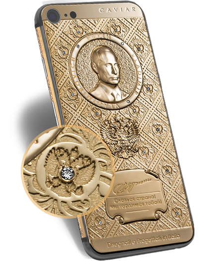 iPhone 7 "phiên bản Donald Trump” ra mắt với mức giá gần 70 triệu đồng - 4 Caviar ra mắt nhiều mẫu iPhone phiên bản Putin khác nhau