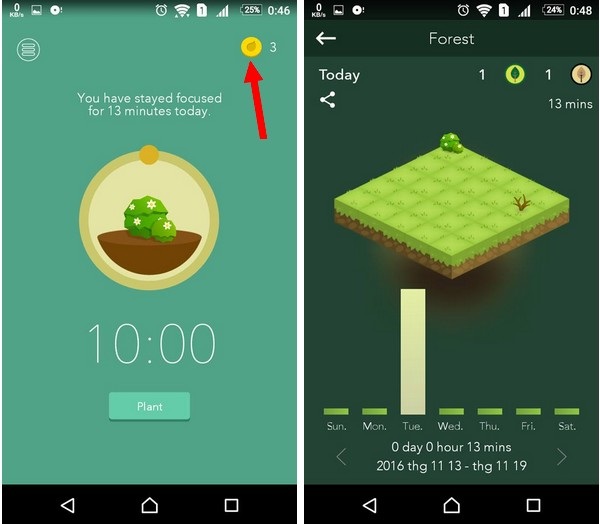 Ứng dụng giúp tránh phân tâm bởi smartphone trong khi làm việc - 5 Ứng dụng giúp tránh phân tâm bởi smartphone trong khi làm việc - 5