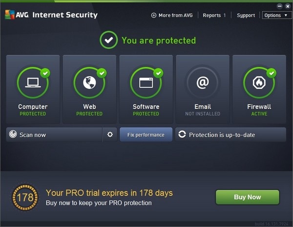 AVG Internet Security 2016 là một trong những gói phần mềm bảo mật toàn diện và được yêu thích nhất hiện nay