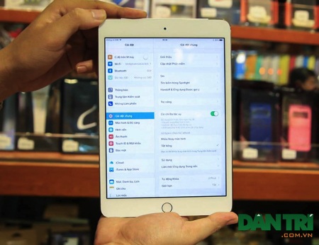 Trên tay iPad Mini 3 xách tay đầu tiên tại Việt Nam - 8 Máy khởi chạy iOS 8