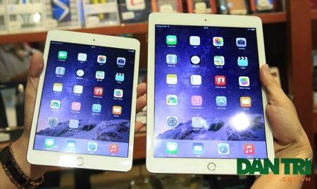 Đập hộp iPad Air 2 xách tay tại Việt Nam - 9 iPad mini 3 đọ dáng với iPad Air 2