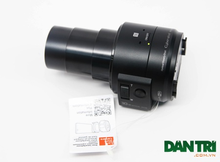 Đập hộp máy ảnh di động Sony QX30 chính hãng tại Việt Nam - 13 Cạnh trái
