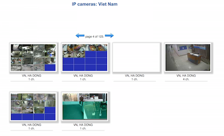 Gần 1.000 camera tại Việt Nam bị giám sát trên Internet - 1 Gần 1000 camera quan sát tại Việt Nam được chia sẻ công khai trên Internet