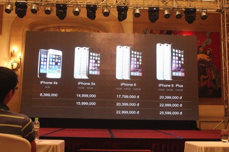 Apple kín tiếng về kế hoạch tấn công thị trường Việt Nam - 6 Đại diện FPT Trading chính thức công bố giá bán iPhone 6/6 Plus