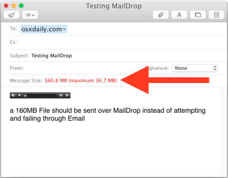 Tuyệt chiêu gửi file dung lượng lớn trên Mac OS X với Mail Drop - 2 Tuyệt chiêu gửi file dung lượng lớn trên Mac OS X với Mail Drop