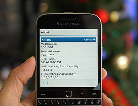 Máy khởi chạy Blackberry 10.3